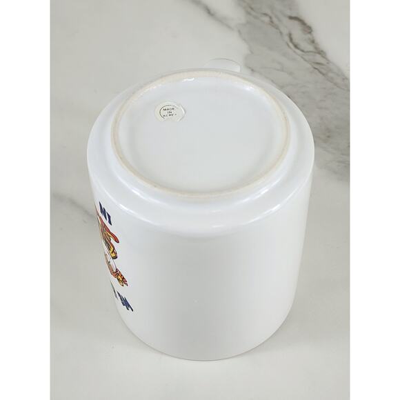 Smith Western Coffee Mug Teacup 10oz White 3 1/2" Ceramic 1984 Korea Vintage - Picture 12 of 15